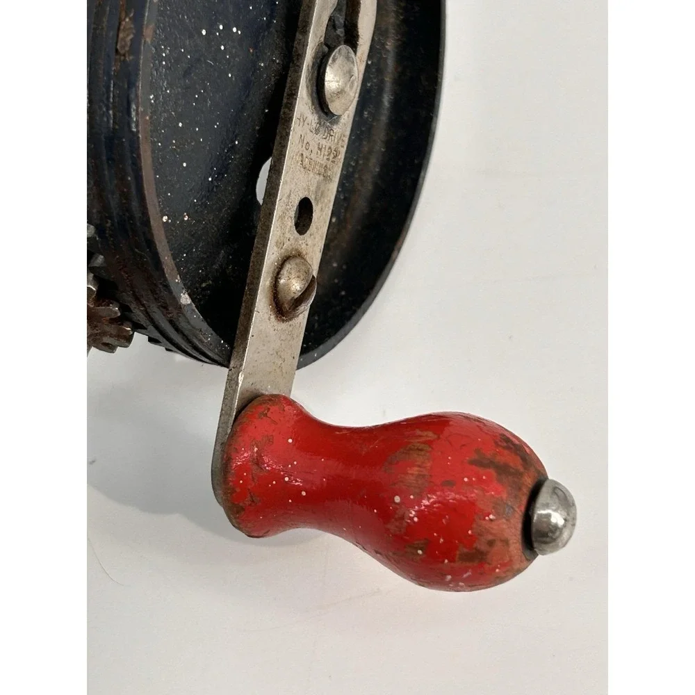 Vintage Stanley Handyman Eggbeater Hand Drill Crank H1221 Hy Lo‎ Drive Made USA